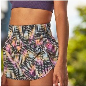 Free People Movement The Way Home Shorts in Euphoria Print Size Small